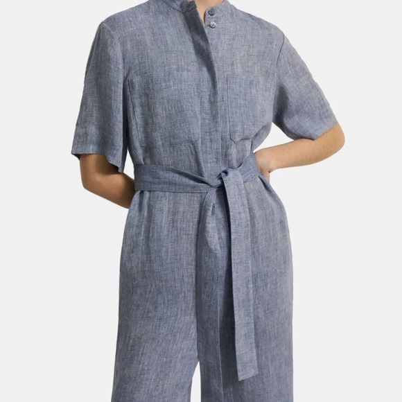 THEORY Patch Pocket Jumpsuit - Picture 2 of 8